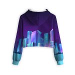 Sublimation Cropped Hoodie - Image 2